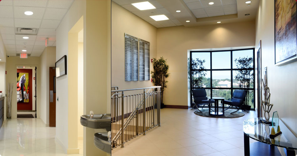More than 2,500 sq ft. of common areas